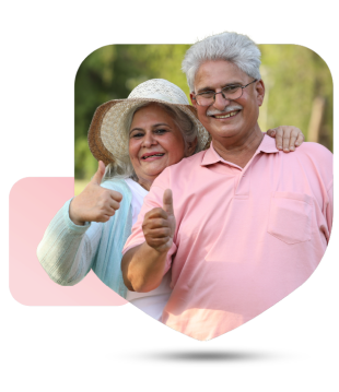 Rs. 5 Lakh cover for senior citizen starting at Rs. 276/month* only